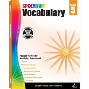 Spectrum Vocabulary, Grade 5: Volume 88 -- Spectrum